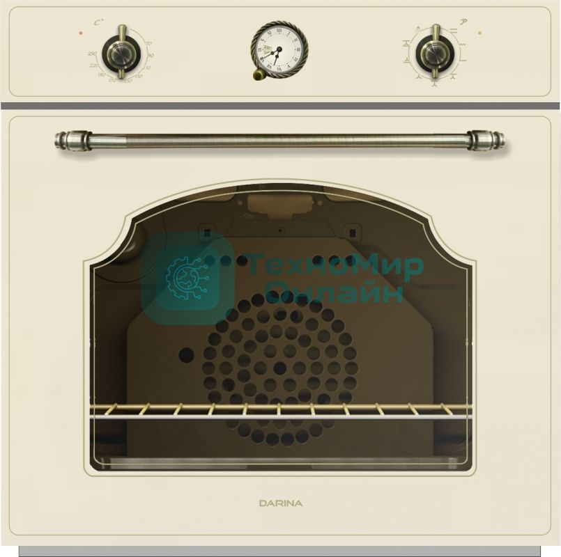 Духовой шкаф электрический Darina 1U8 BDE 112 707 Bg бежевый, встраиваемый