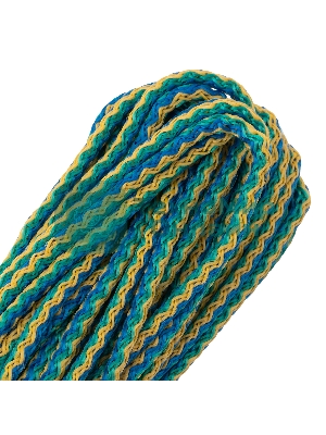 Шнур вязаный полипропиленовый Сибртех с сердечником, разноцветный, 4 мм, L 20 м,