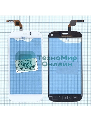 Сенсорное стекло (тачскрин) для Explay Dream, белое