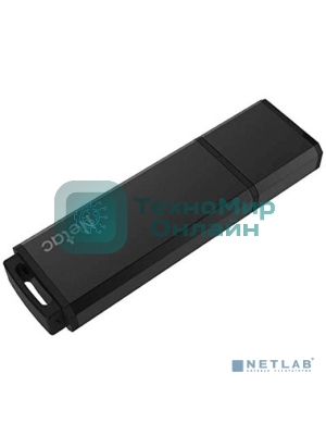 Флешка USB Netac U351 (NT03U351N-032G-20BK), 32Gb, USB 2.0, R/W 25/10, черный