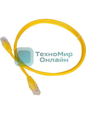 Патч-корд LANMASTER TWT-45-45-0.3-YL UTP RJ-45 вил.-вилка RJ-45 cat.5e 0.3м желтый ПВХ (уп.:1шт)