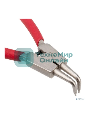 Щипцы для стопорных колец Rexant разжим загнутый 160 мм, обливные рукоятки