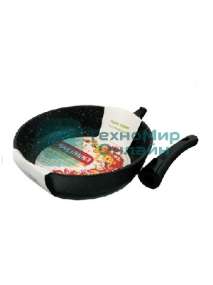 Сковорода ТРАДИЦИЯ ТГ2265 гранит со с/ручкой 26 см Сковорода литая с антипригарным покрытием. Съемная ручка. Без крышки. Толщина дна - 6мм, стенки - 3,5мм. Диметр 26см.