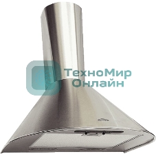 Вытяжка каминная Elikor Эпсилон 50Н-430-П3Л нержавеющая сталь/серебро, 50 см, 430 куб. м/ч, 54 дБ