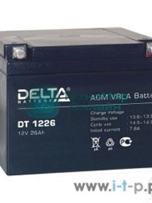 Батарея Delta DT 1226 (12V, 26Ah)