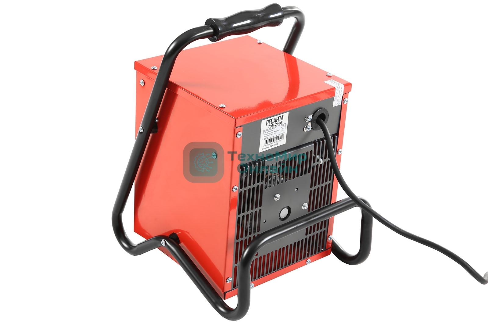 Тепловые пушки Ресанта ТЭП-2000 67/1/1 Тепловая электрическая пушкаквадратная, 220В, 650/1300/2000 Вт, 4,7 кг