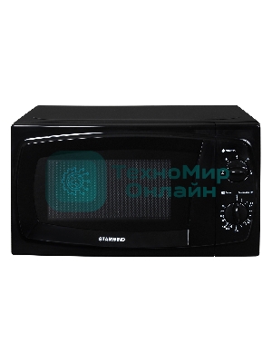Микроволновая печь Starwind SWM5420 черный, 20 л, 700 Вт, переключатели - поворотный механизм