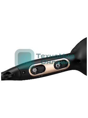 Фен Hyundai H-HD0767 черный, 2000 Вт, ионизация