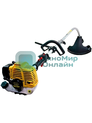 Триммер Champion T252 переносной триммер бензиновый 2х тактный двигатель, 25 см³, 1 л.с. ширина скашивания: 35 см в комплекте: леска (1.6 мм), плечевой ремень вес: 5.2 кг бак на 0.75 л изогнутая штанга уровень шума 102 дБ