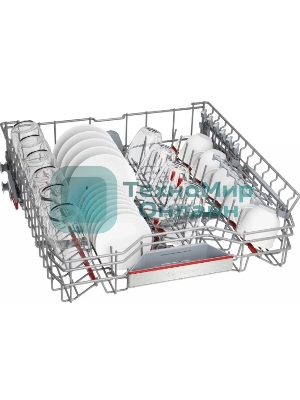 Встраиваемая посудомоечная машина Bosch SMV6ECX08E, серебристый, 59.8 см, 14 компл., 42 дБ, класс G