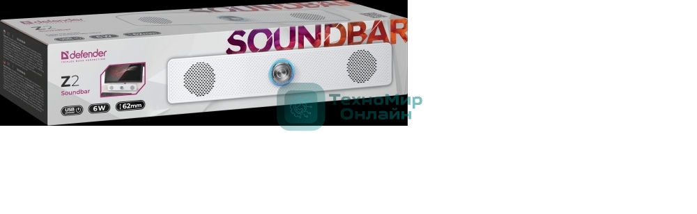 Саундбар Defender Z2 белый