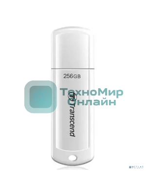 Флешка USB Transcend Jetflash 730 (TS256GJF730), 256Gb, USB 3.0, R/W 120/60, белый