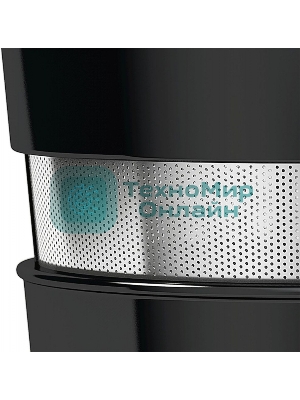 Соковыжималка Bosch MESM500W черный, шнековая вертикальная, 150 Вт, 1000 мл, электронное, реверс