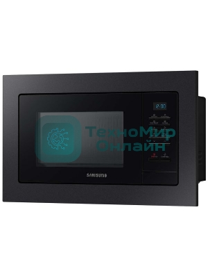Микроволновая печь Samsung MS20A7013AB/BW черный (встраиваемая)