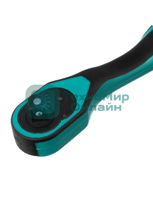 Ключ-трещотка Stels 1/2, 72 зуба, с быстрым сбросом, CrV, 2-х ком. рукоятка