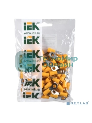 Наконечник НКИ 5.5-6 (кольцо 4-6) (уп. 100 шт) IEK UNL20-006-6-6