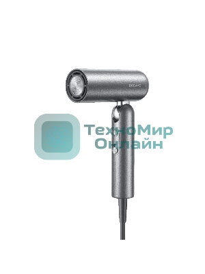 Фен Dreame AHD51 серый космос, 1300 Вт, компактный, ионизация