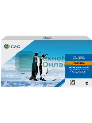 Картридж лазерный G&G GG-Q5949X черный (6000 стр.) для HP LJ 1160/1320/3390/3392