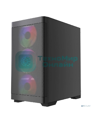 Корпус PowerCase Mistral Micro A13B, Micro-Tower, чёрный