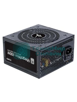 Блок питания Zalman ZM600-TXII V2 Retail, 600Вт, 80 PLUS, 120мм, черный
