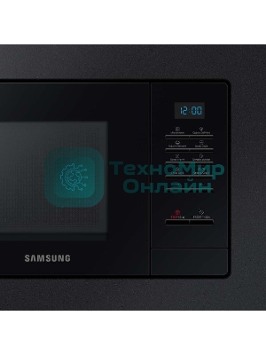 Микроволновая печь Samsung MS20A7013AB/BW черный (встраиваемая)