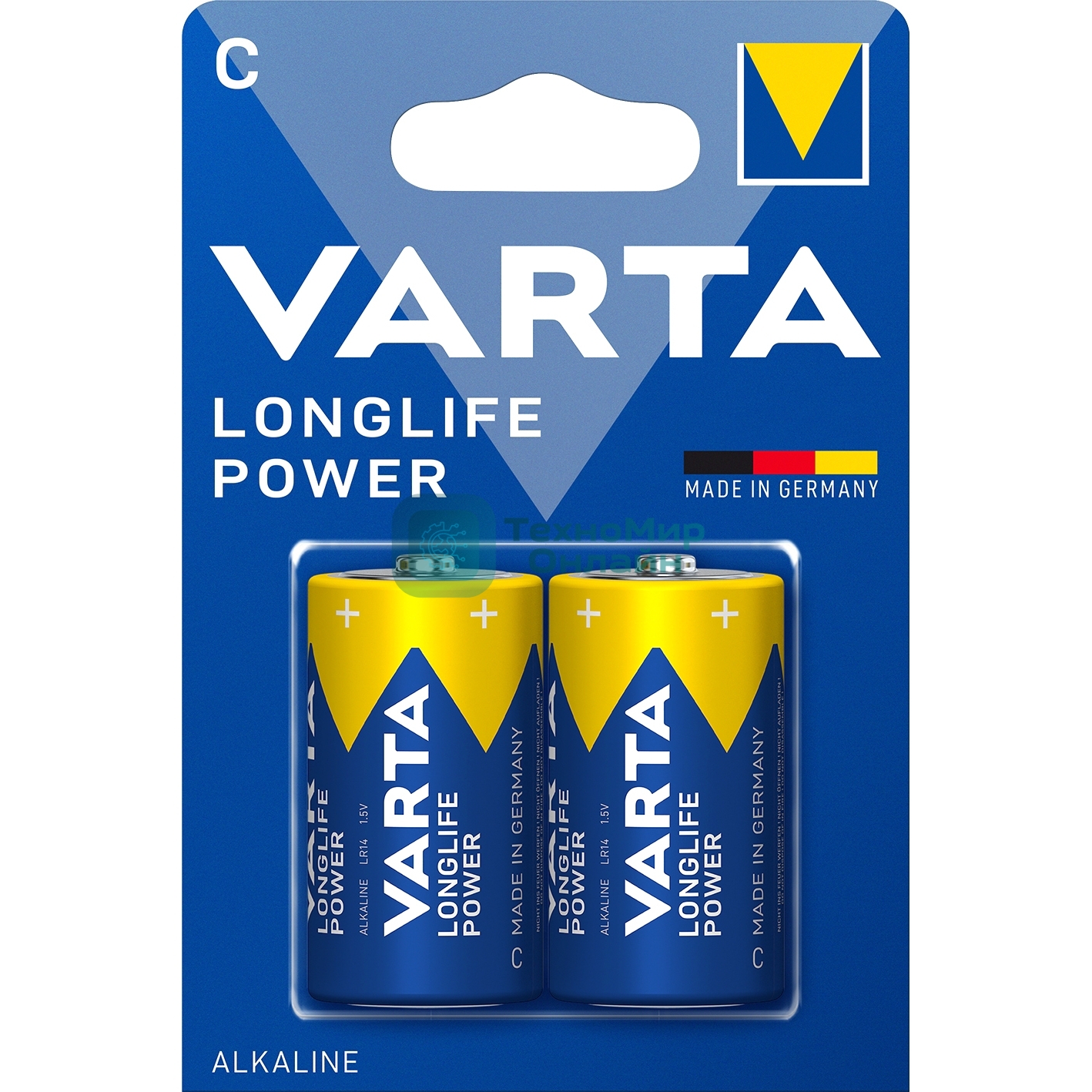 Батарейка VARTA LONGL. POWER C бл. 2