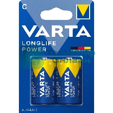 Батарейка VARTA LONGL. POWER C бл. 2