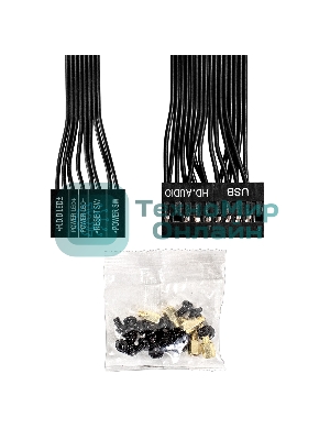 Компьютерный корпус Miditower ExeGate AA-443-AA450 (ATX, AA450 8 см, 2хUSB+HD Audio, черный)