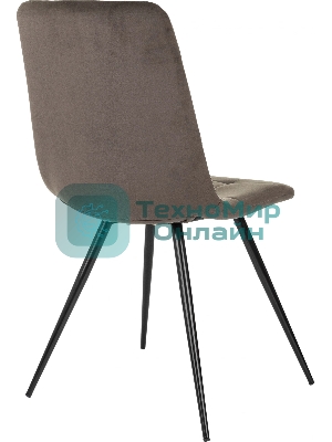 Стул для дома Бюрократ CH-K1_4 комплект 4 шт. коричневый Holland 74 металл черный на ножках