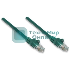 Коммутационный шнур ExeGate EX258672RUS Патч-корд UTP cat.5e, 1м ExeGate зеленый