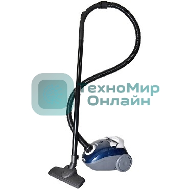 Пылесос Delta DL-0835 синий, 1600/300 Вт, объем мешка для сбора пыли 2 л.