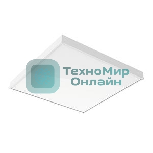 Светильник LED 595х595х50 36Вт 4000К IP20 офисный встраив. накладной без рассеив. VARTON V1-A0-00070-01000-2003640