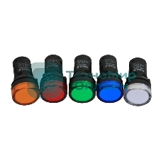 Лампа AD22DS(LED) матрица 22мм 230В зел. КЭАЗ 238693