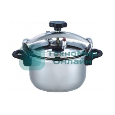 Скороварка Kelli KL-4061 5 л (Объем 5 л, с доп.кольцом/без доп. крышки. Высококачественная нерж. сталь. 3-х слойное теплоемкое дно. Быстрое приготовление. Долго сохраняет тепло. Идеально для диетического питания. Ручки не нагреваются. Крышка из нерж. стали с клапаном...)