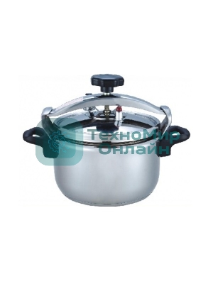 Скороварка Kelli KL-4061 5 л (Объем 5 л, с доп.кольцом/без доп. крышки. Высококачественная нерж. сталь. 3-х слойное теплоемкое дно. Быстрое приготовление. Долго сохраняет тепло. Идеально для диетического питания. Ручки не нагреваются. Крышка из нерж. стали с клапаном...)