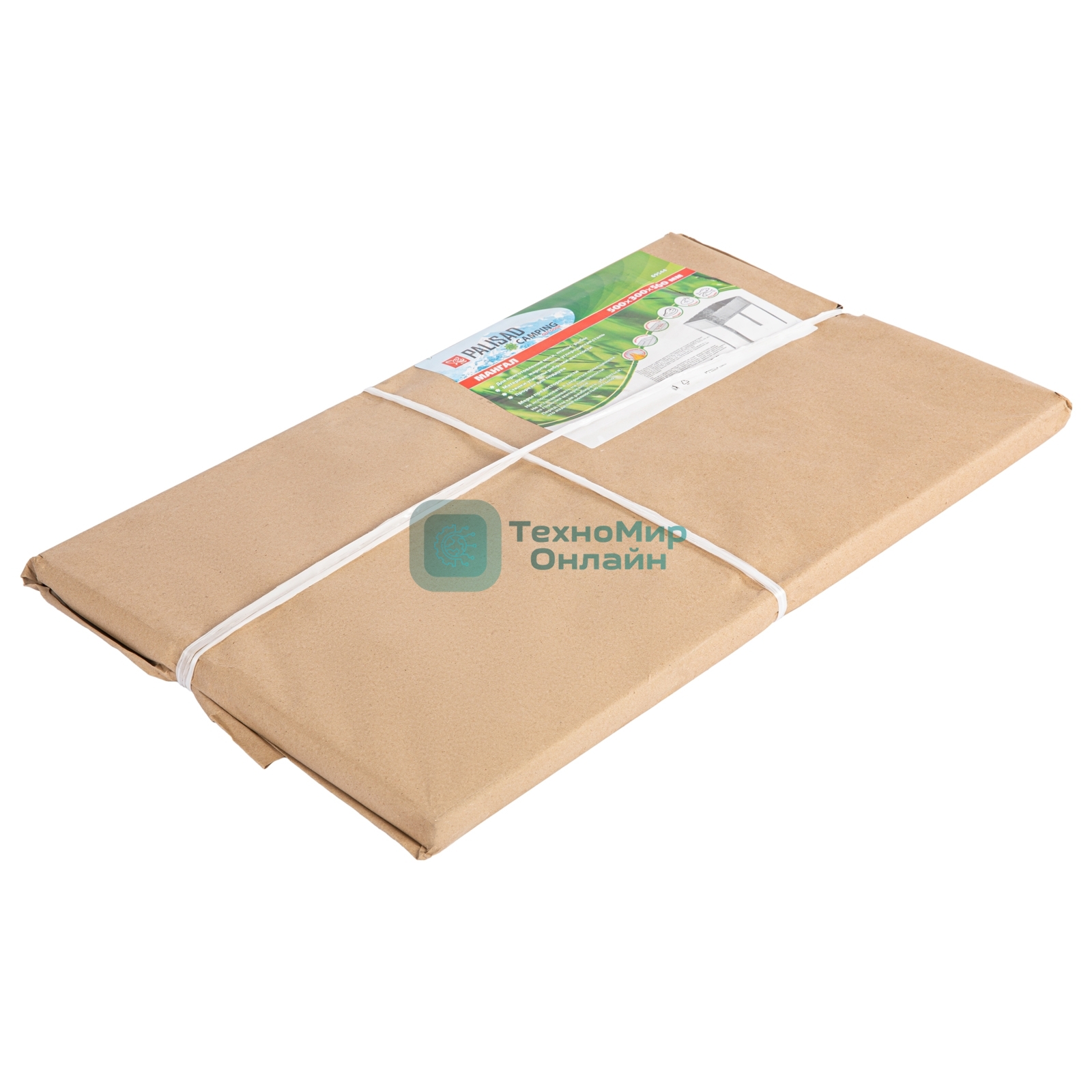 Мангал Palisad Camping облегченный с ребрами жесткости 500x300x500 мм