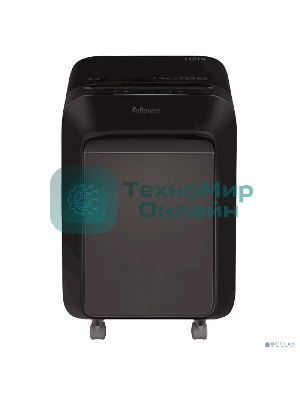 Шредер Fellowes PowerShred LX210 черный (секр.P-4) перекрестный 16лист. 23лтр. скрепки скобы пл.карты