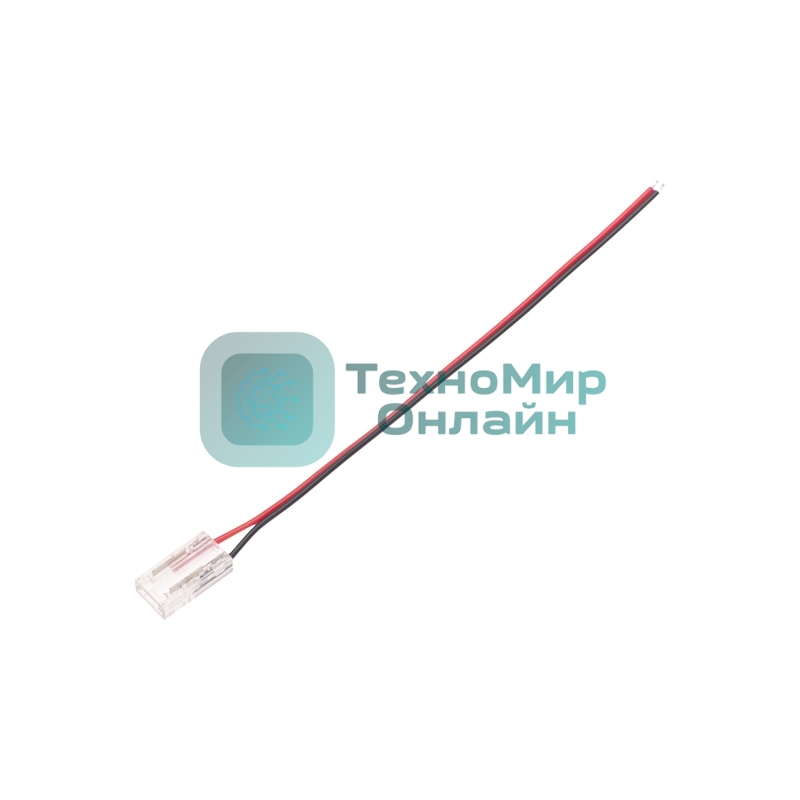 Коннектор питания Rexant с проводами для одноцветной светодиодной ленты COB 8мм