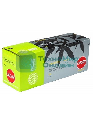 Картридж лазерный Cactus CS-O610Y желтый (6000 стр.) для Oki C610 series