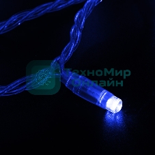 Гирлянда Neon-night Нить 10м, постоянное свечение, прозрачный ПВХ, 230В, синий
