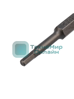 Бита шестигранная Kranz HEX-3х50 мм для шуруповерта (упак. 10 шт.)