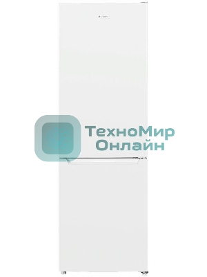 Холодильник Maunfeld MFF185SFW белый двухкамерный 213/104л морозилка снизу