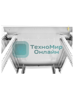 Шкаф телекоммуникационный напольный 42U (800x1000) дверь перфорированная (3 места), ШТК-М-42.8.10-4ААА