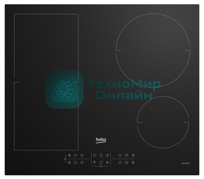 Индукционная варочная панель Beko HII 64200 FMT, черный