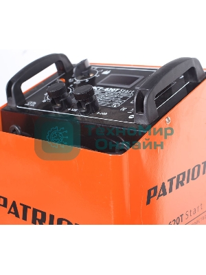 Устройство пуско-зарядное PATRIOT BCT-620T Start220В±15% 3300Вт 12/24В з/п90/550А 50-1000А/ч 25кг