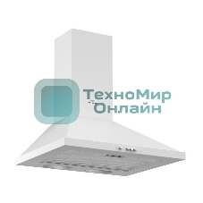 Вытяжка каминная Elikor Оптима 50П-400-К3Л белый, 50 см, 400 куб. м/ч, 55 дБ