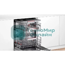 Встраиваемая посудомоечная машина Bosch SMV6ECX08E, серебристый, 59.8 см, 14 компл., 42 дБ, класс G