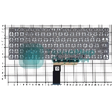 Клавиатура для ноутбука Asus VivoBook PRO 16 M7600QA черная
