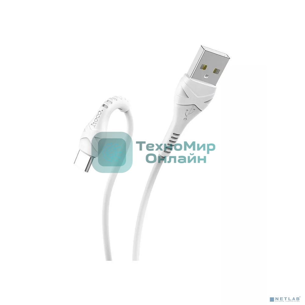 Кабель HOCO X37/USB Type-C/0.5m/2.4A/White