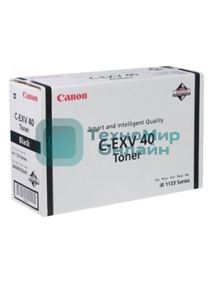 Картридж лазерный Canon C-EXV40 TONER BK EURC-EXV40 3480B006 черный (6000стр.) для Canon iR1133/1133A/1133iF